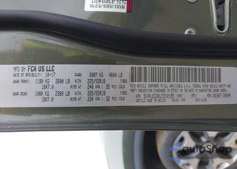 2018 Jeep Compass Limited 4X4 from USA, damaged, VIN 3C4NJDCBXJT210195